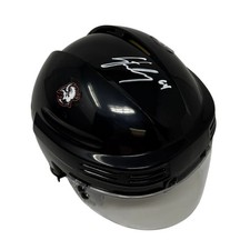 Logan Stanley Signed Buffalo Sabres Black Hockey Mini Helmet