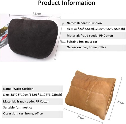Kwak'S Kopfstütze Taille Kissen Set, Maybach Design S-Klasse Super Soft Auto Kop - Bild 5 von 8
