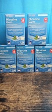 Nicotine Gum 4mg 100pcs Each Coated Mint Freeze Flavor Exp 9/26 Lot Of 5