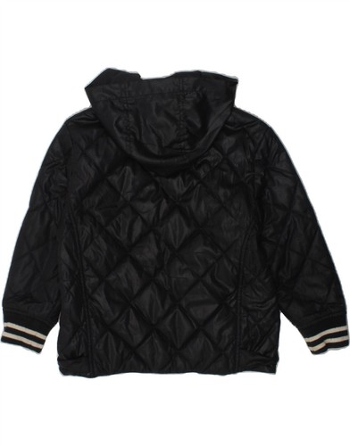 Chaqueta acolchada con capucha para bebé niño HUSKY 18-24 meses negra poliéster BC08 - Imagen 2 de 3