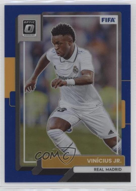 2022 Panini Donruss Optic Blue Prizm 90/99 Vinicius Junior Vinícius Jr #103 0yi4