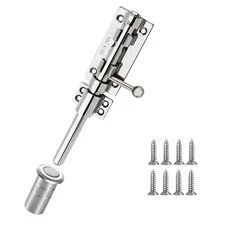 Gate Latch 304 Stainless Steel Slide Bolt Latch Heavy Duty Rustproof Barrel Bolt