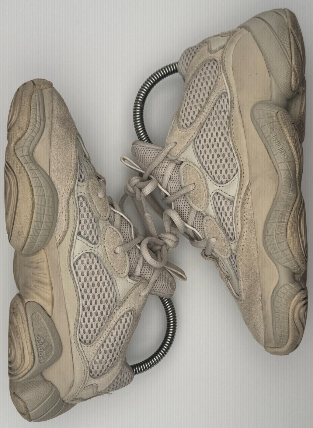 adidas Yeezy 500 'Blush' ivory DB2908 2021 sz4.5 TSS Graded 7.5/10 thumbnail 3