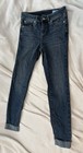 Gently Worn Stretchy High Rise Skinny Fit Cropped Size 2/26 Blue Jeans By CeCe — photo 8