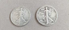 U.S. Coins Two Walking Liberty Half Dollars 1-1934 & 1-1935