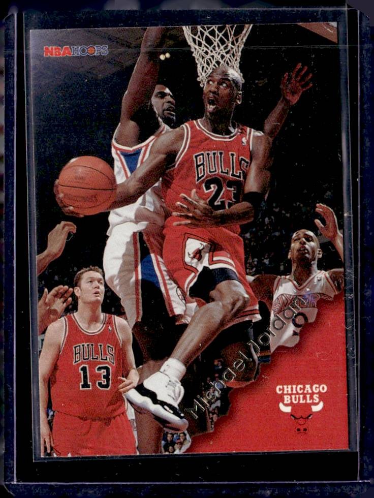 1996 Hoops Michael Jordan Chicago Bulls #20 Silver