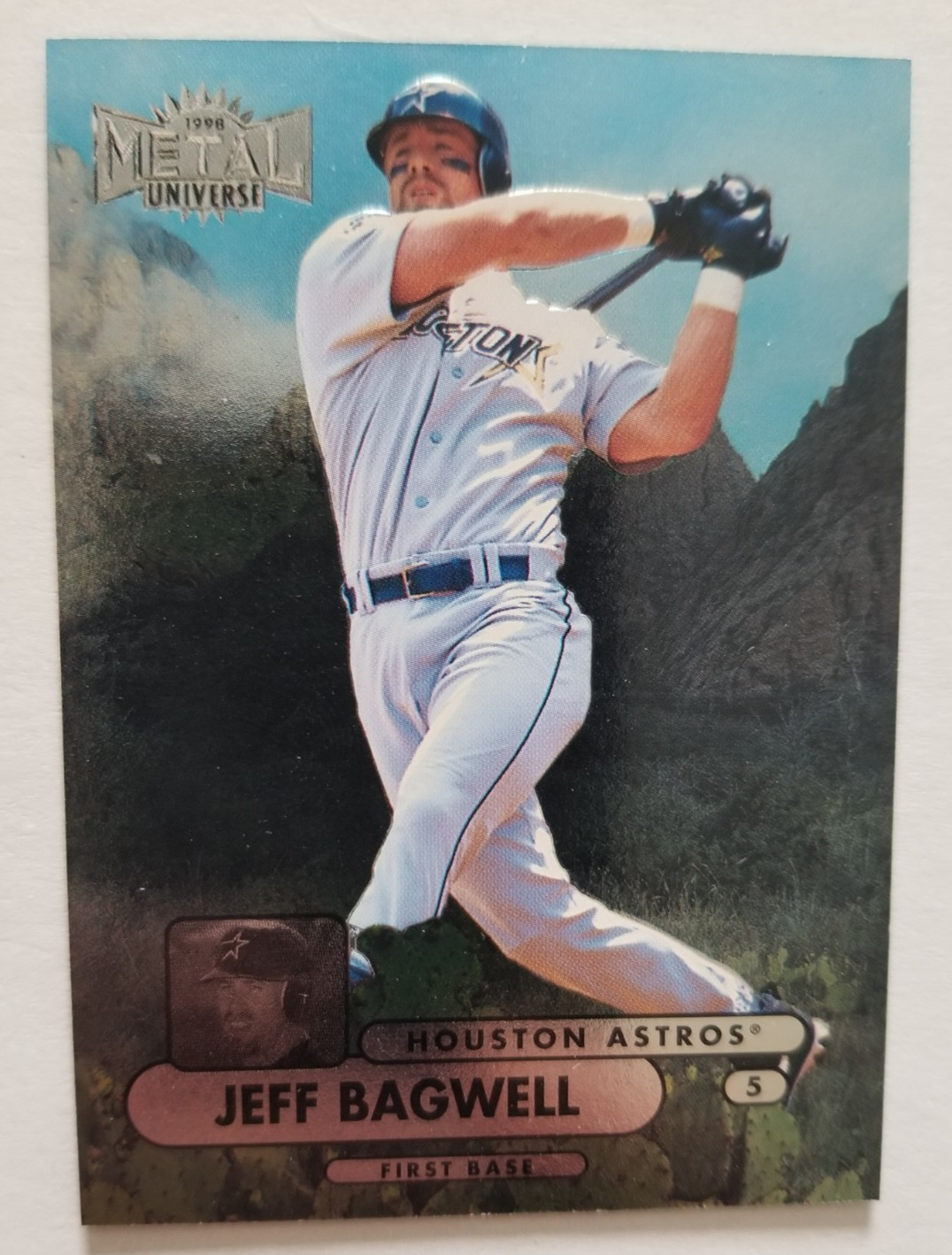 1998 Fleer Metal Universe Jeff Bagwell #80 Houston Astros HOF