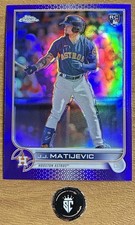 J.J. Matijevic 2022 Topps Chrome Update Serie Purple Refractor Rookie #USC190