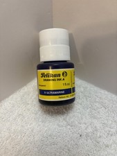 Vintage Pelikan Drawing Ink 9 Ultramarine, 1 Fl Oz