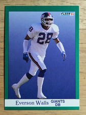 1991 Fleer #321 Everson Walls