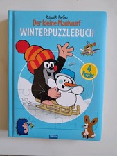 Der kleine Maulwurf Winterpuzzlebuch 4x24 Tei...