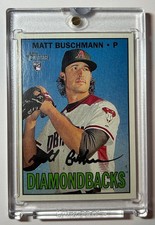 2016 Topps Heritage #540 Matt Buschmann Topps Vault blank back 1/1 cert #038692