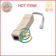 Tripp Lite in-Line Surge Protector Power Strip for Network and Phone Lines, 2-Li