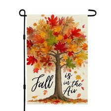 Fall Garden Flag 12 x 18 Inch Double Sided