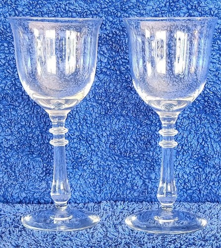 Bryce Brothers Crystal Claret Goblets **2pc ***2oz **5" **MINT - Picture 3 of 6