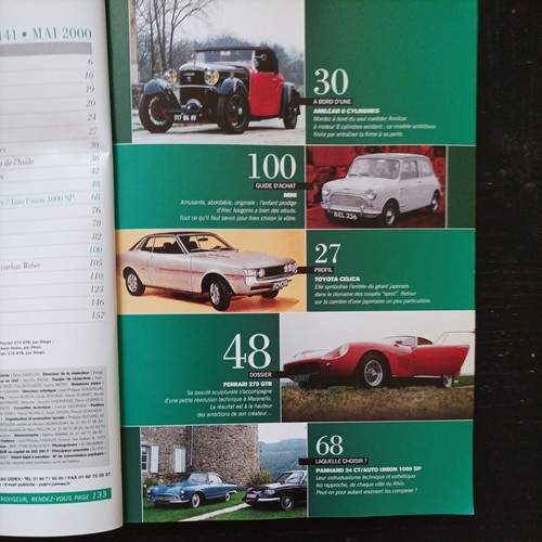 RETROVISEUR 141 FERRARI 275 GTB PANHARD 24CT AUTO UNION 1000 SP 65 AMILCAR CS8 - Picture 3 of 3