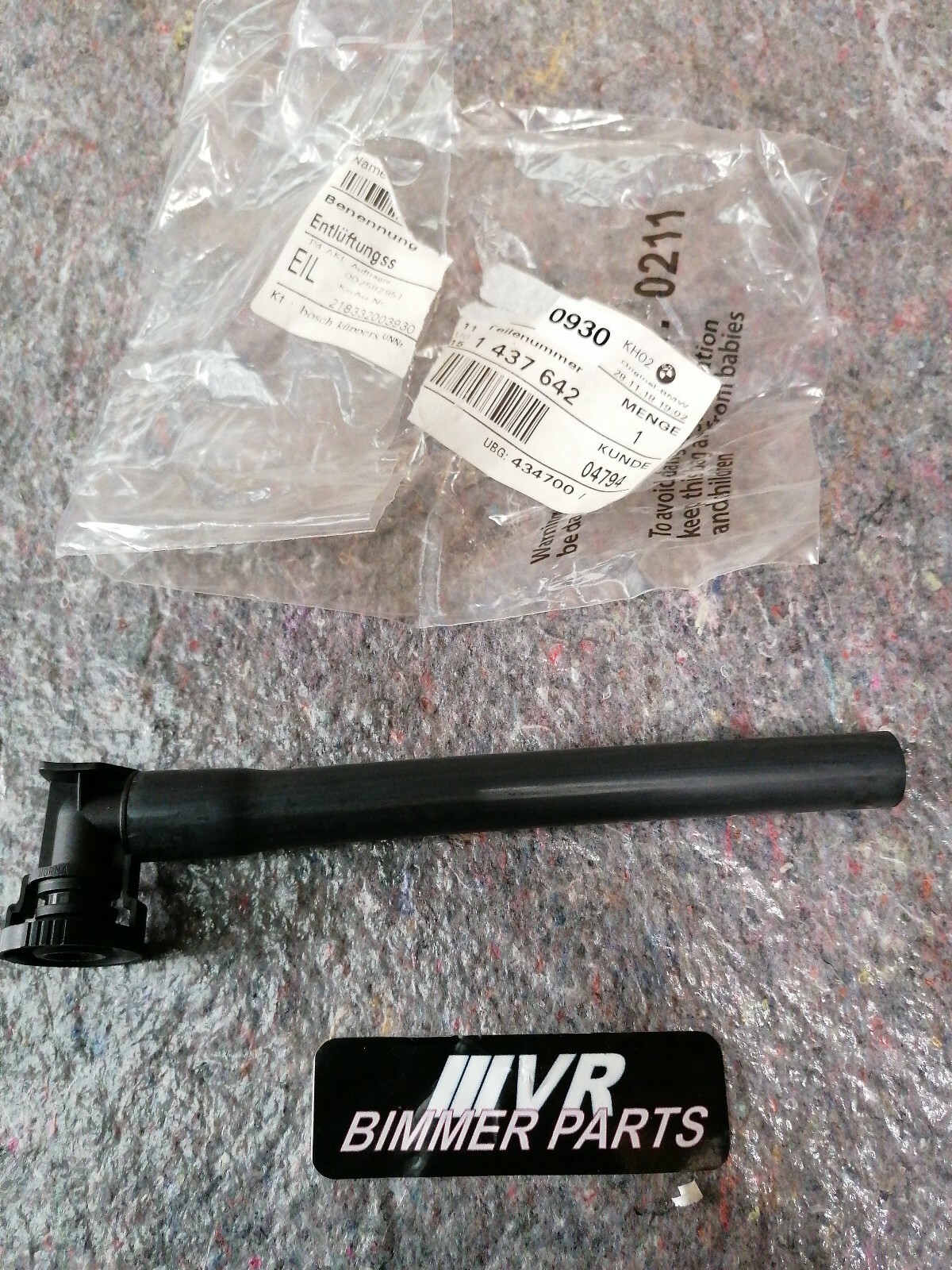 Genuine BMW E38 Saloon Hose Band X5 Pcs OEM 26111229737 for sale 