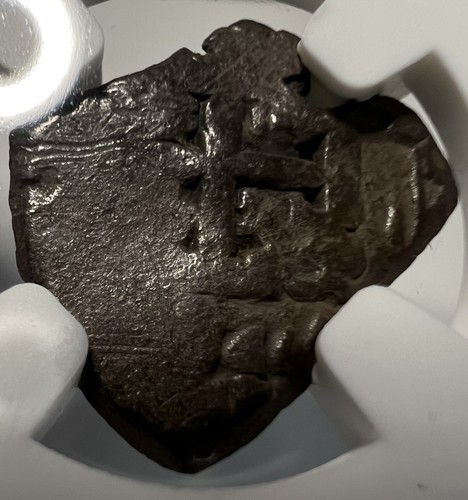 1701-47 Peru 1/2 Real NGC Fine Details Silver Cob Philip V - Picture 7 of 8