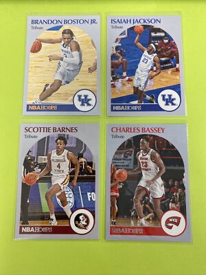   NBA Hoops Tribute Rookie Card Lot Boston JR. Jackson Barnes Bassey Free Ship