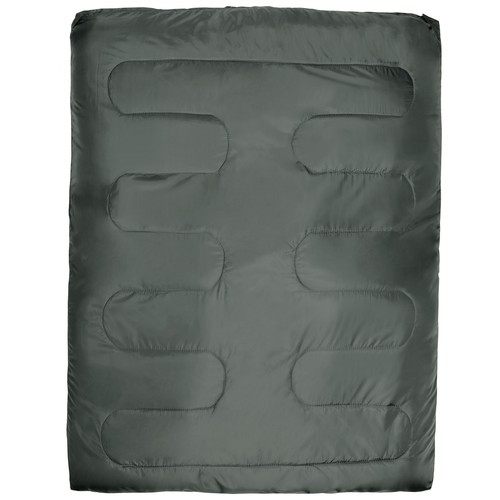 Trespass Catnap 3 Season Double Sleeping Bag Camping Travel 180cm x 140cm - Picture 5 of 6