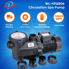 Swimming Pool Pump 3HP Pool Pump 110V 10038GPH Inground Above Ground Strainer