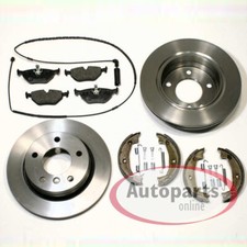 Bremsscheiben Set Ø 300 mm Beläge Backen hinten für BMW 3er [F30 F35 F31 F34]