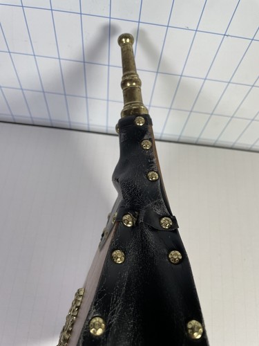 Vintage Bellow Wooden Fire Blower Fireplace Mantle Decor - Brass Blow Tube. - Picture 6 of 16