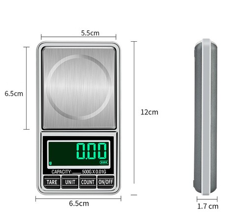 Báscula USB Portátil Bolsillo Básculas Electrónicas Joyería Oro Pesaje Mini Digital - Imagen 5 de 9