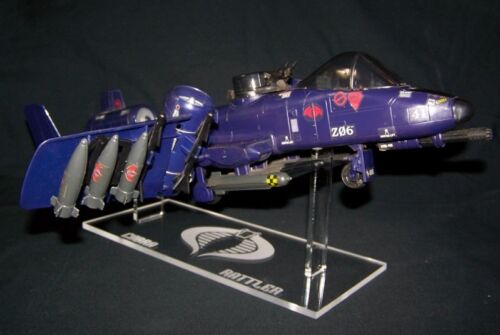 Soporte de exhibición de acrílico para modo de aterrizaje Cobra Rattler con opciones GI Joe TF - Imagen 5 de 9