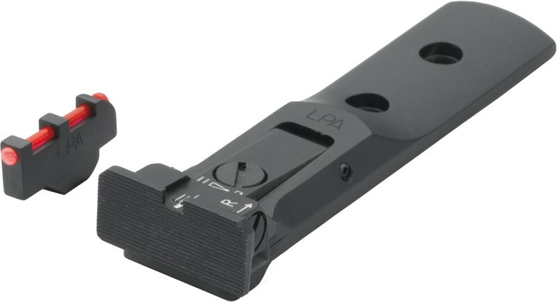 Rear sight LPA S&W Revolver 629, 686, 586, 627, 66, 67, 696, 17, 19 - TXT0407F1 Rear sight LPA S&W Revolver 629, 686, 586, 627, 66, 67, 696, 17, 19 - TXT0407F1