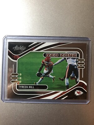 Tyreek Hill Kansas City Chiefs Panini Absolute NFL 2021 RED ZONE Insert