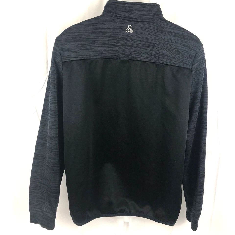 Sudadera TeK Gear Para Hombre L Negra Brezo 1/4 Cremallera Pullover WarmTek gorecore Foto 2 de 4