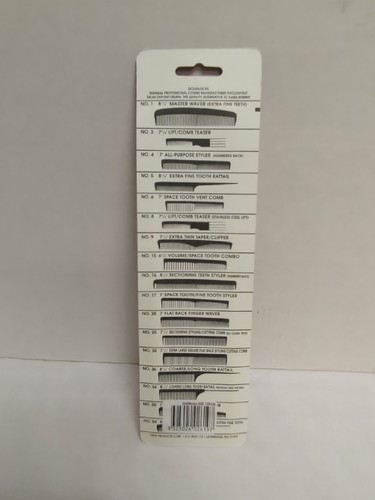 Goldlöckchen von Krest G17 - 7" feiner Zahn Styler Kamm, Made in USA - Bild 4 von 4