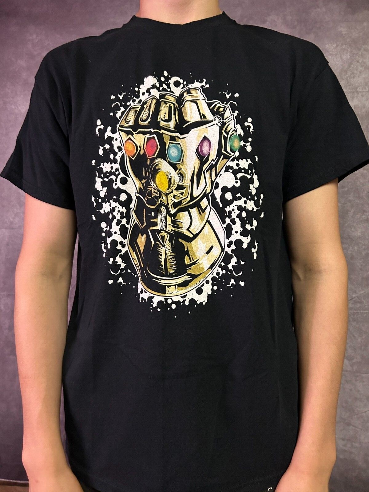 Marvel Avengers T-Shirt Men's medium Black Infini… - image 1