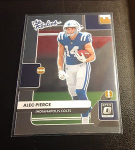 2022 Donruss Optic #TR-14 Alec Pierce The Rookies Insert 