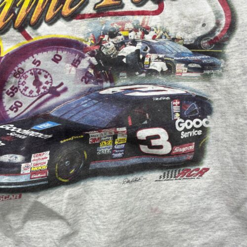 Vintage 90s Dale Earnhardt NASCAR T-Shirt Medium - Picture 4 of 12