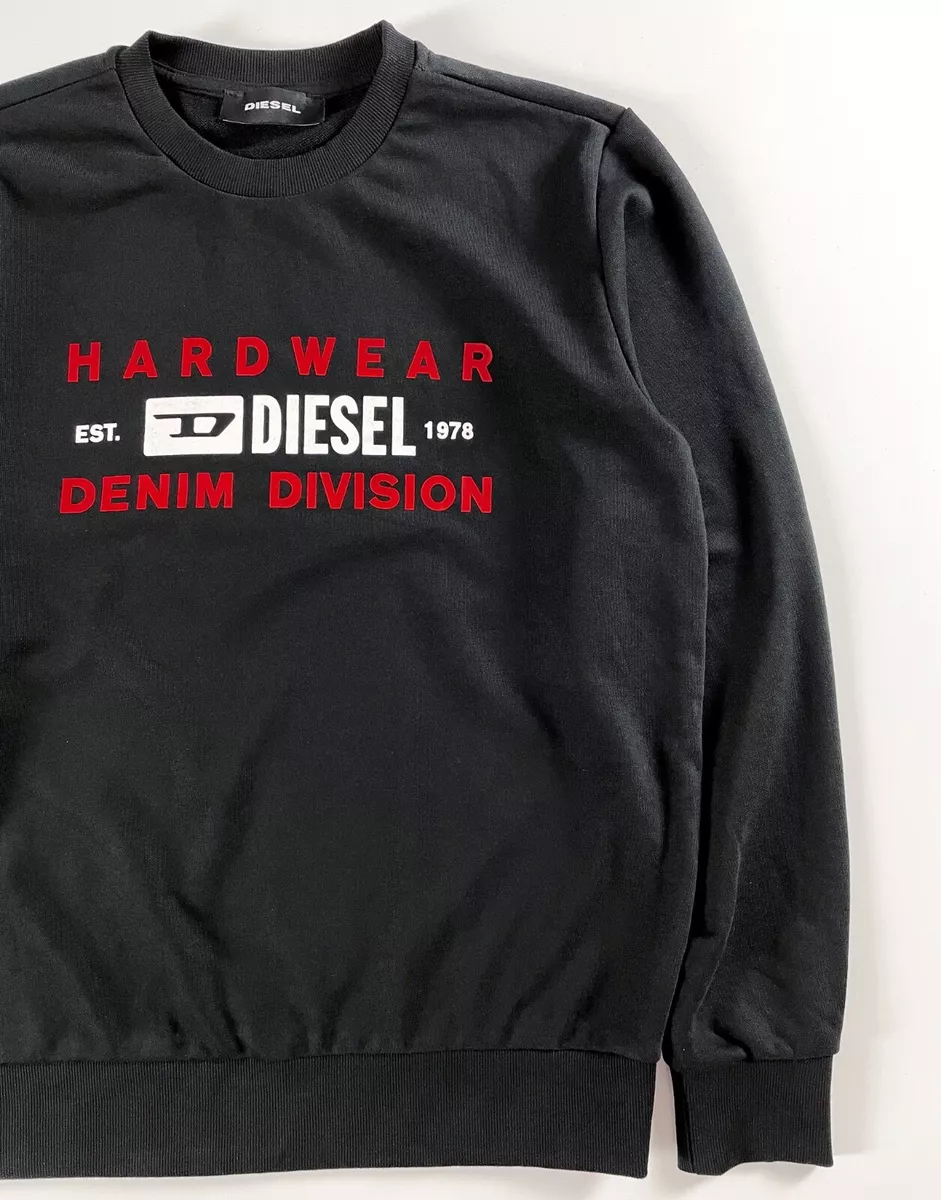 Diesel s top crew division sweatshirt