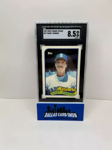 1989 TOPPS TRADED TIFFANY #57T RANDY JOHNSON SGC 8.5