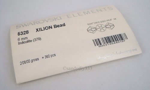 SWAROVSKI Crystal Element 5328 Xilion Bicone Bead Colour SIZE 5mm 6mm 8mm - Picture 49 of 125