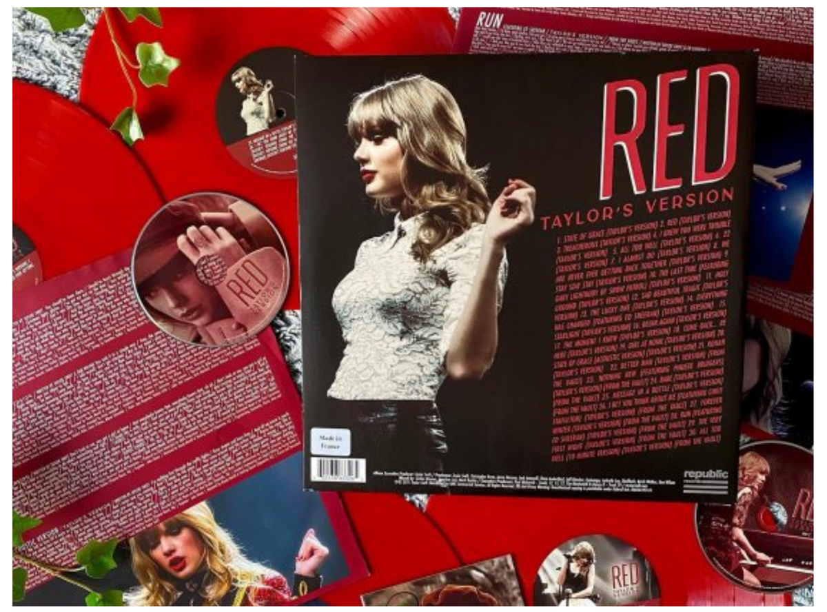 Taylor Swift-Red Target Exclusive,Vinyl 4 Red LP+Signed Red