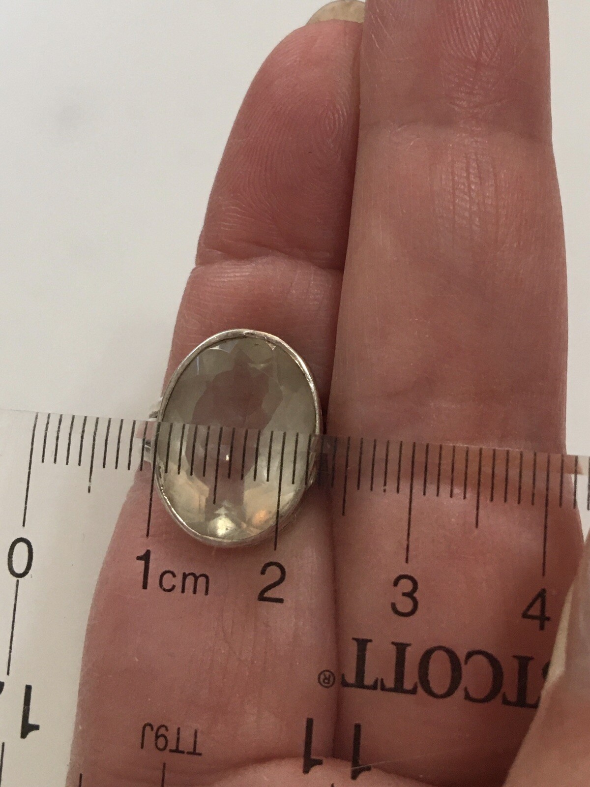 Vintage 925 Solid Sterling Silver Large Aquamarin… - image 20