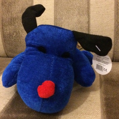 blue dog plush