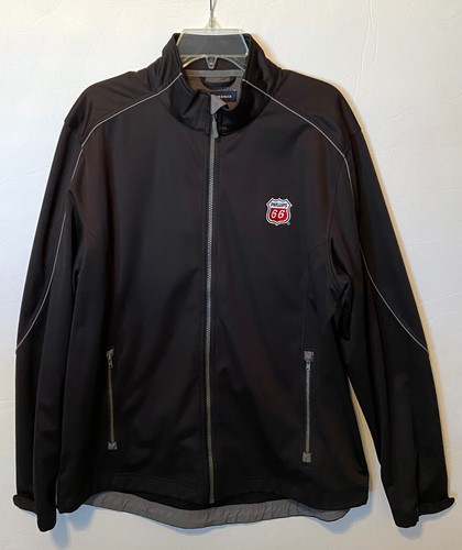 Phillips 66 Promo Black Zip-Up Cutter & Buck Windbreaker Jacket Men's Large - Picture 4 of 14