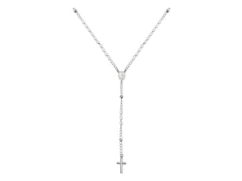 AMEN Womens Necklace CROBB4 925% Silver Cross - 第 1/1 張圖片