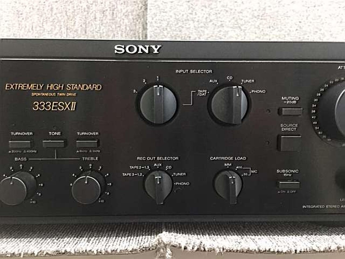 SONY TA-F333ESX ii Integrated Amplifier AC100V Working SONY TA-F333ESX ii Integrated Amplifier AC100V Working
