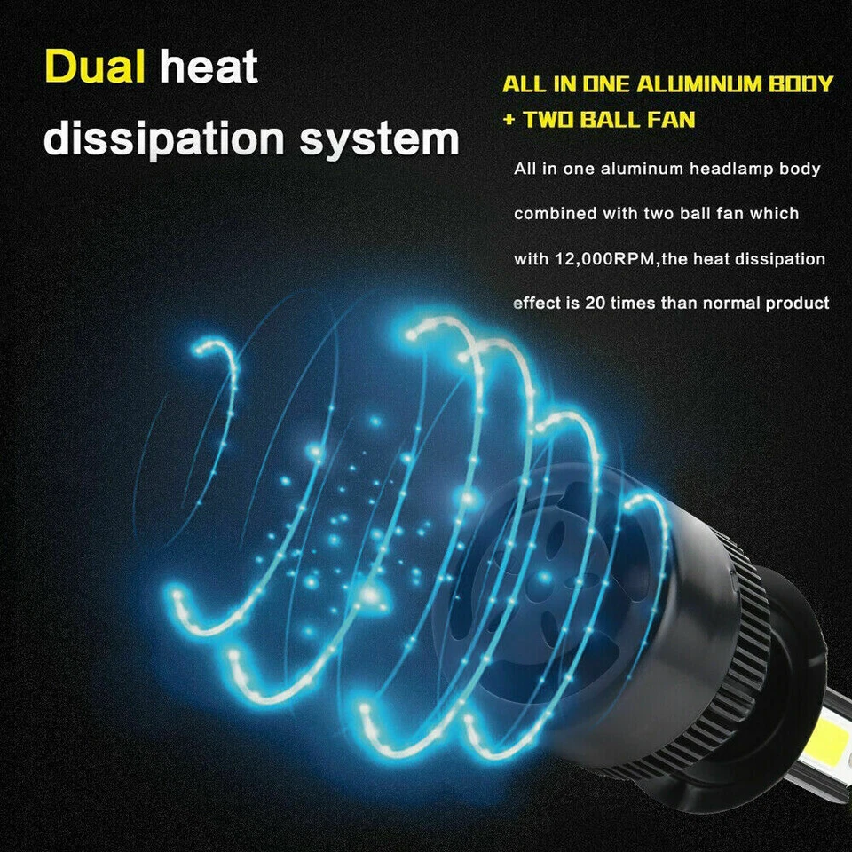 Kit combinado de faros LED + faros antiniebla para Hyundai Sonata 2011 2012 2013 2014 Foto 4 de 4