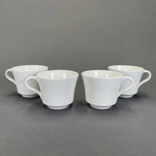 Shenango Restaurant Ware Small White Coffee Cup Mug 2 5/8" Set Of 4 Multiple USA
