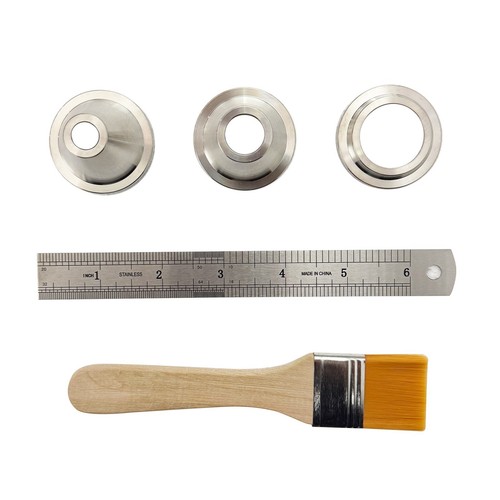 Probador de flujo de gránulos/resina de PVC/resina de plástico de 0,4" acero inoxidable 304 - Imagen 21 de 21