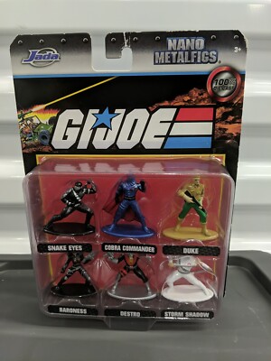 2020 GI Joe Jada Nano Metalfigs Snake Eyes, Storm Shadow, Duke & Destro, New 