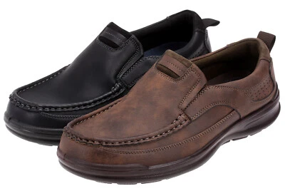 DVINA Herren Schuhe Slipper Halbschuhe Bequem Mokassins Elegant Schlupfschuhe 20213